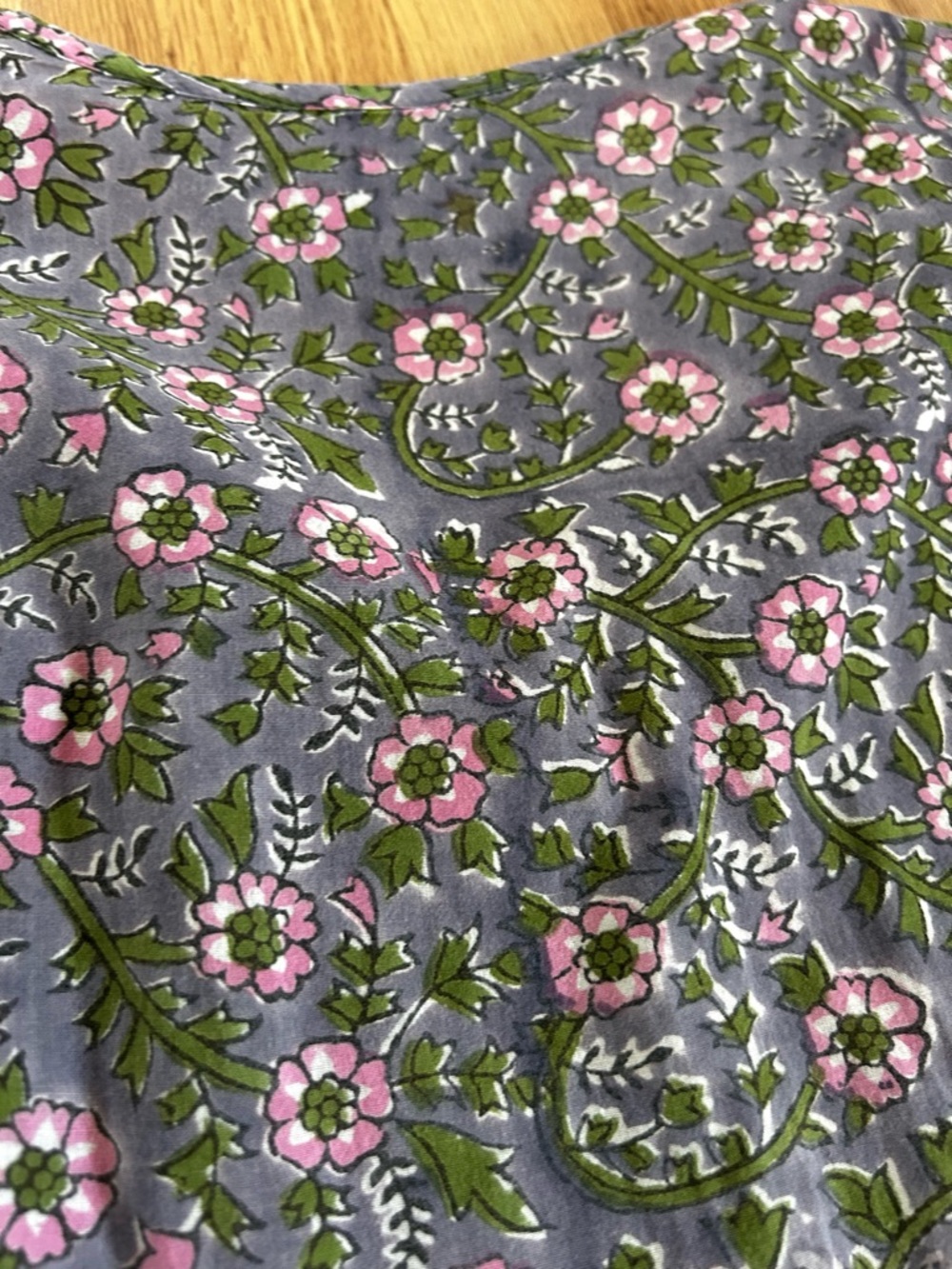 EMERSON FRY india collection midnight wallflower organic frances dress size M - Picture 15 of 16